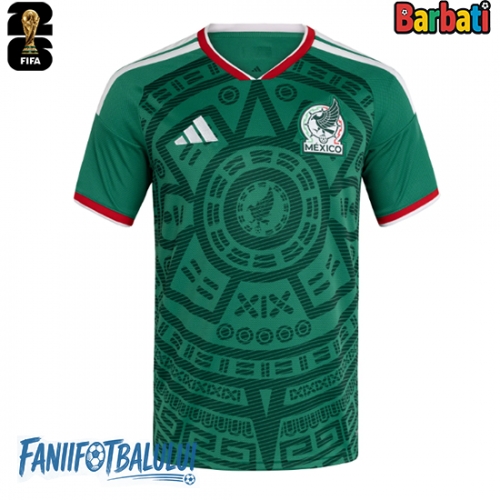Mexic Tricou Fotbal Replică Mondial 2026 Barbati Acasa Mexic Tricou Fotbal Replică Mondial 2026 Barbati Acasa